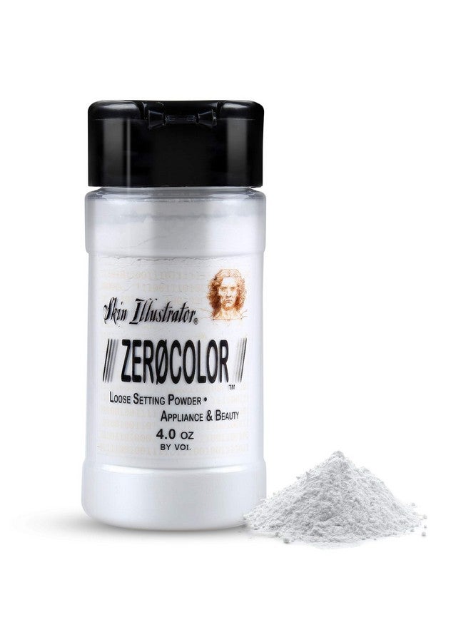 Skin Illustrator Ator Zero Color Loose Setting Powder, Color Less Translucent Face Powder For Setting Makeup, 3Oz Shaker Top Bottle - Image 1