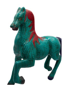 Alpine Crystals UAE Antique Multicolor Horse Stone Handcrafted in Nepal  - Image 2