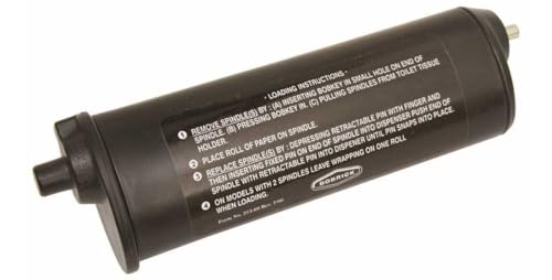 Bobrick Theft Resistant Spindle for ClassicSeries Toilet Tissue Dispensers, Black - Image 2