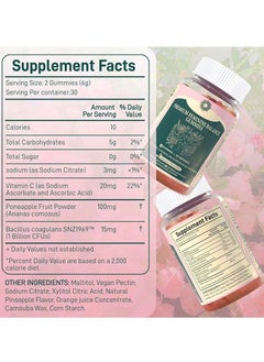 Nutrition Vital Source Nutrition Premium Feminine Balance Gummies for Women’s Health Wellness Immune Support Vegan Gluten Free Hawaiian Pineapple 60 Gummies 30 Servings New Packaging  - Image 5