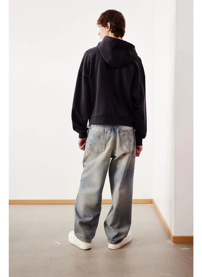 H&M Oversized Fit Zip-through hoodie
