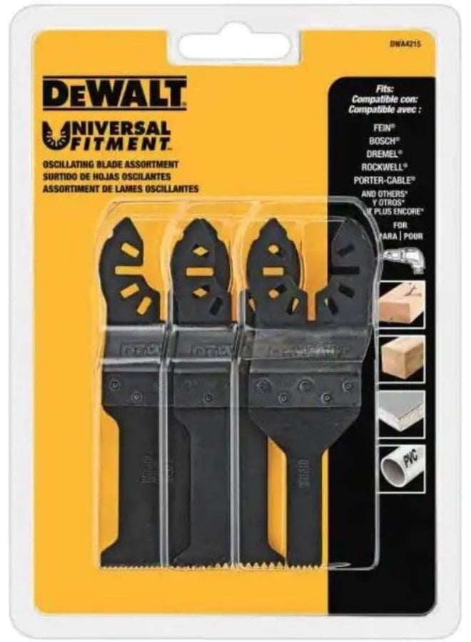 DEWALT Dewalt Oscillating Tool Blades Set, 3-Piece  - Image 1