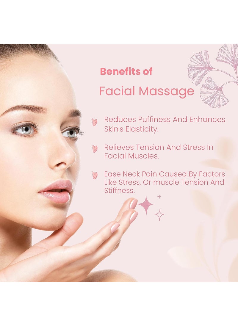 Remedywala Remedywala Rose Quartz Gua Sha Facial Tool  - Image 3