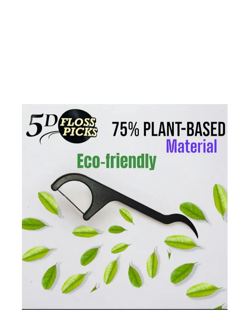 5 D - 5D Eco Dental Floss Picks 50'S - Image 1