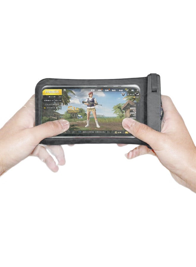 Wellhouse Waterproof Phone Pouch, Diving Case, Swimming Touchscreen Waterproof Bag, Water Photography, Hot Spring Fishing, Standard Model, Black - Image 3