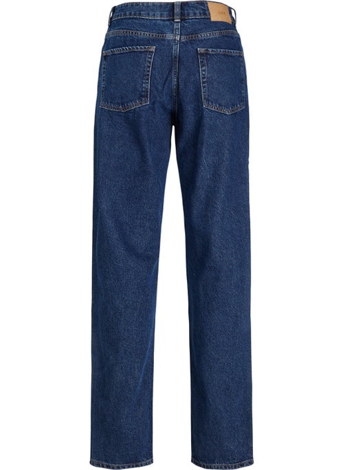 JJXX High Waist Mom Fit Navy Blue Women's Trousers 12203720  - Image 4