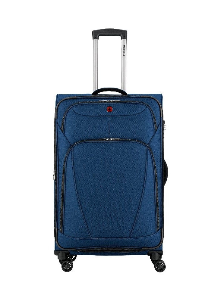 Wenger Beaumont Lite  Medium Softside Expandable 80cm Check-In Luggage Trolley Blue - 612384 - Image 1