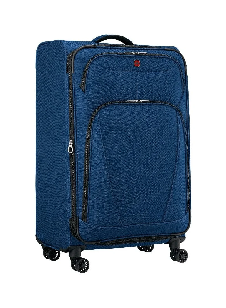 Wenger Beaumont Lite  Medium Softside Expandable 80cm Check-In Luggage Trolley Blue - 612384