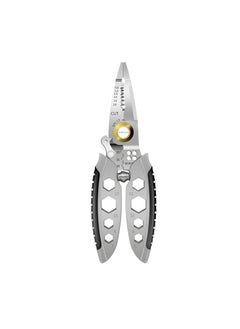 SYOSI 7-Inch Multipurpose Wire Stripper, 2024 New Professional Wire Stripping Tool for Electricians, Self-Adjusting, Stripping, Cutting and Crimping Capabilities, Ideal for Electrical Cables Stripping  - Image 1