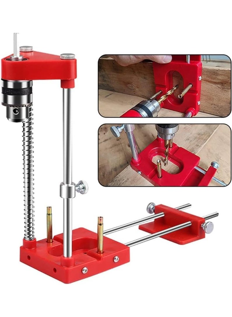 Portable Drillling Guide – Precision Drilling Jig Attachment for Drilling Angled or Straight Holes, Adjustable Drill Guide Attachment, Portable Drill Press with 3/8” Chuck - Image 2