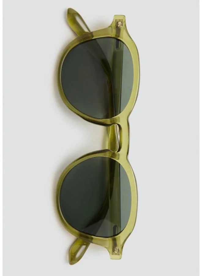 Mango Man  Semi-transparent frame sunglasses for Men | Best Price UAE