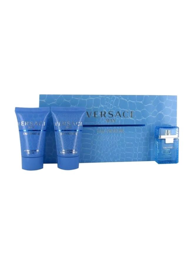VERSACE Eau Fraiche Gift Set EDT 5, Shower Gel 25, After Shave Balm Miniature 25ml - Image 1