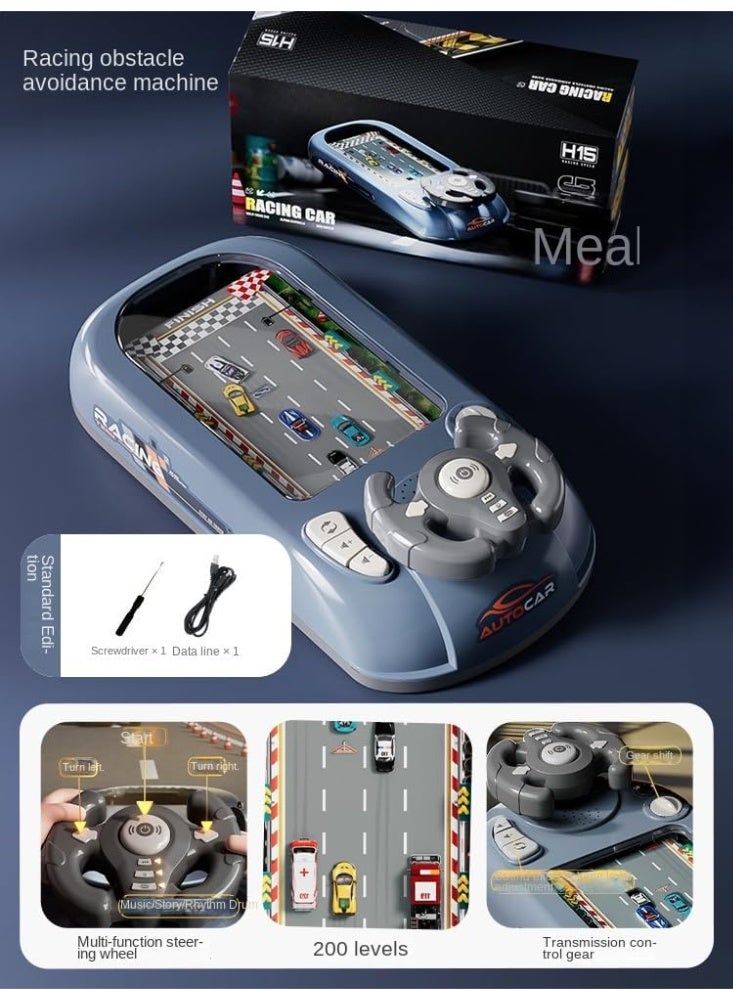 Toddler Steering Wheel Toy Game with Car Sound Effects, Kids Driving Simulator with 200 Levels, Interactive Musical Steering Wheel Toy with Lights, Educational Car Game for Boys Girls Age 3+ Year - Image 2