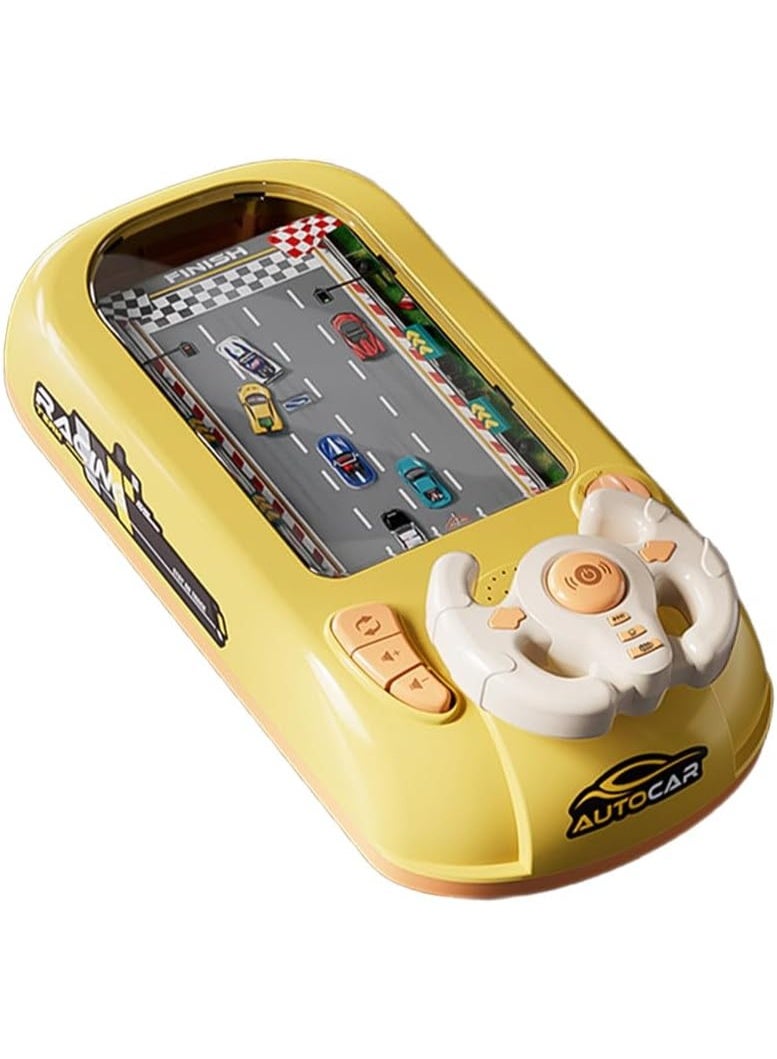 Toddler Steering Wheel Toy Game with Car Sound Effects, Kids Driving Simulator with 200 Levels, Interactive Musical Steering Wheel Toy with Lights, Educational Car Game for Boys Girls Age 3+ Year - Image 1