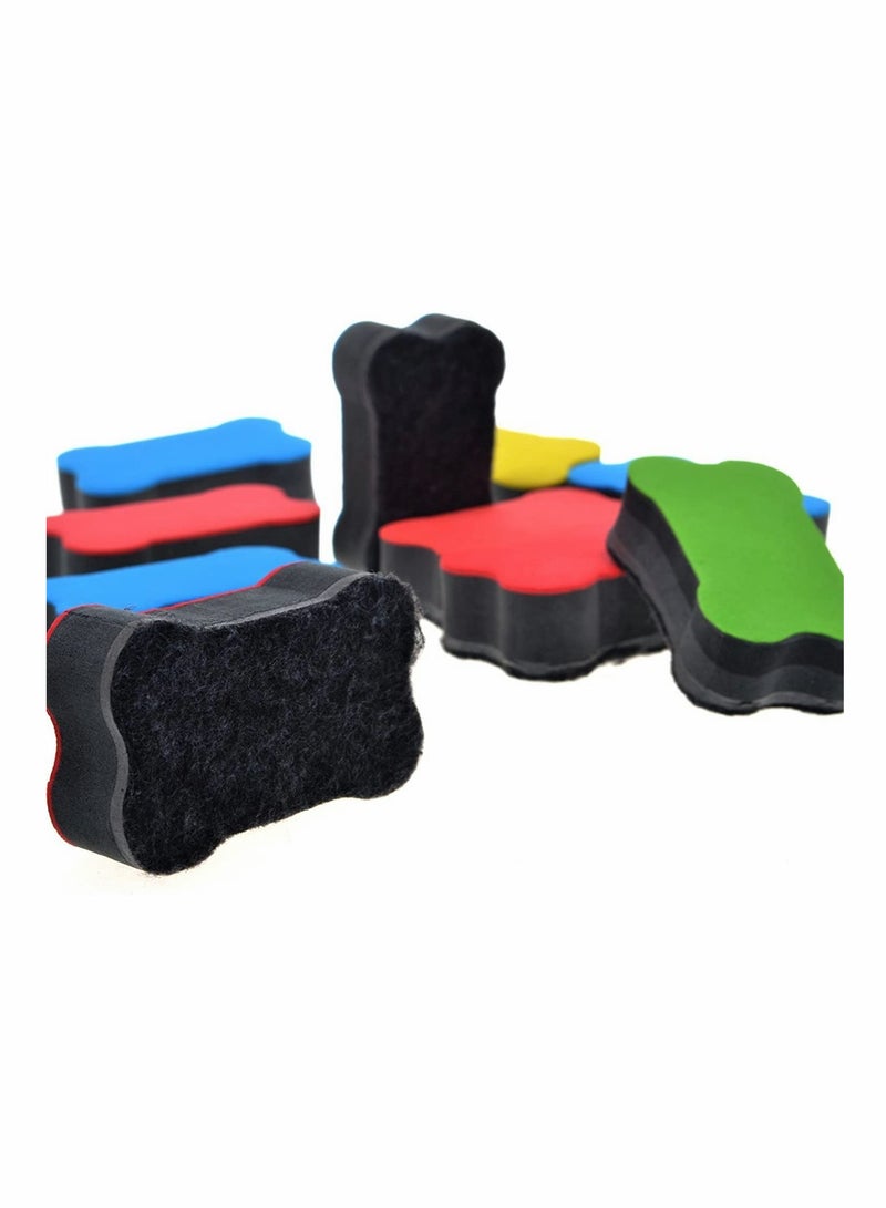 Mini Dry Erase Erasers Magnetic Whiteboard Dry Erase Erasers Chalkboard Cleaner Wiper for Kids and Classroom Teacher Supplies Home and Office 32 Pack 4 Color - Image 5