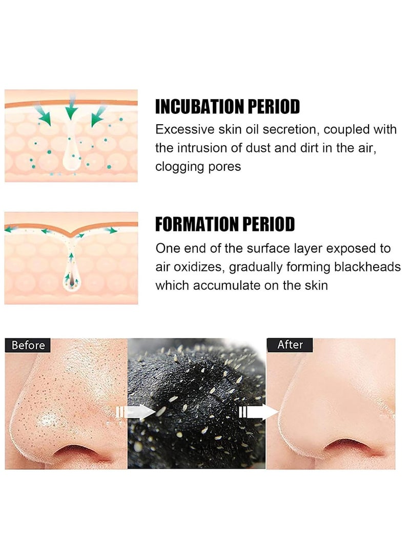 إيلهو رقعة الأنف العميقة للتنظيف ، شرائط الأنف لإزالة الرؤوس السوداء ، ينظف غشاء الأنف ، يزيل انسداد المسام ، فعال لإزالة حب الشباب والرؤوس السوداء 10 قطع - Image 5
