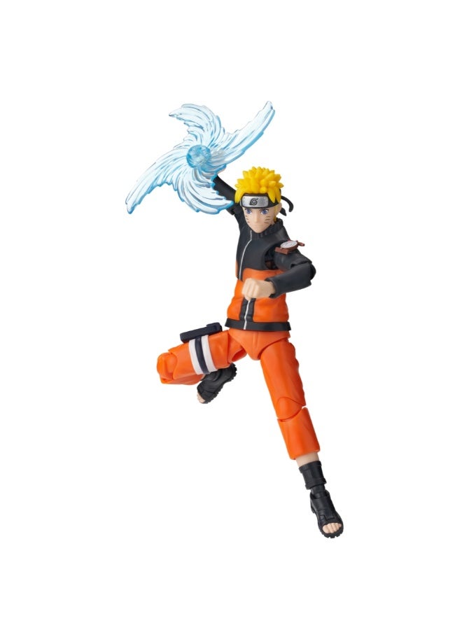 Blokees Naruto Uzumaki Model Kit | Buildable Poseable Anime Action Figure with Rasengan and Kunai | Snap Fit Collector Toy for Kids Age 14+ and Fans of Naruto Series - Image 2