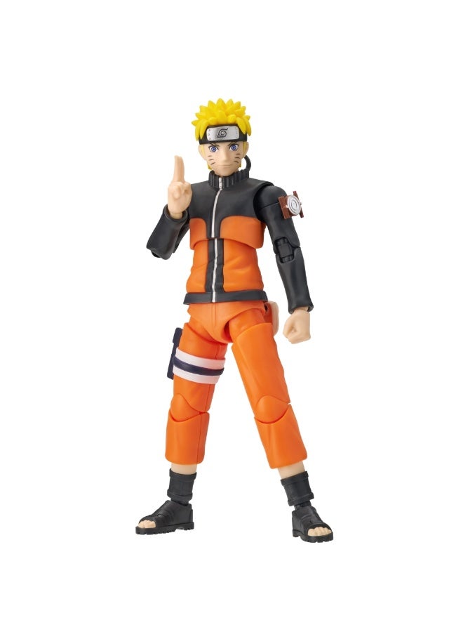 Blokees Naruto Uzumaki Model Kit | Buildable Poseable Anime Action Figure with Rasengan and Kunai | Snap Fit Collector Toy for Kids Age 14+ and Fans of Naruto Series - Image 4