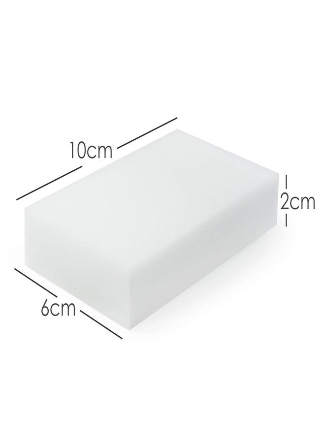 STARFLYER Magic Sponges Eraser,Melamine Sponge in Bulk,2X Density,Long Lasting,Cleaning Sponge for Kitchen, Bathroom,Bathtub, Sink,Furniture, Wall Cleaner (White, 3.93x2.76x0.98in) (2) - Image 2