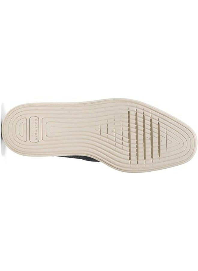 Cole Haan Women's Original Grand Platform Wingtp Oxford, Denim Suede/Ivory - Image 3