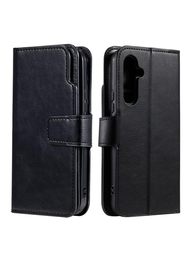 اس-توب جراب هاتف جلدي ثلاثي الطي مع محفظة تسع بطاقات لهاتف Samsung Galaxy A05s - Image 2