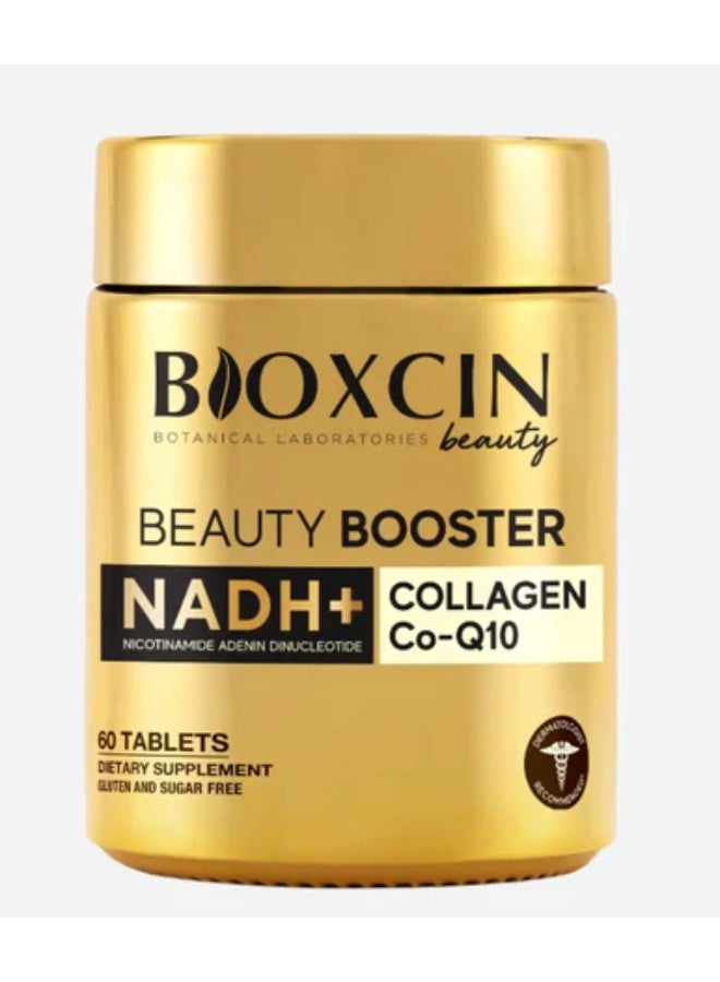 Bioxcin Beauty Booster Collagen Co-Q10 – 60 Tablets for Skin, Hair & Nail Health - Image 2