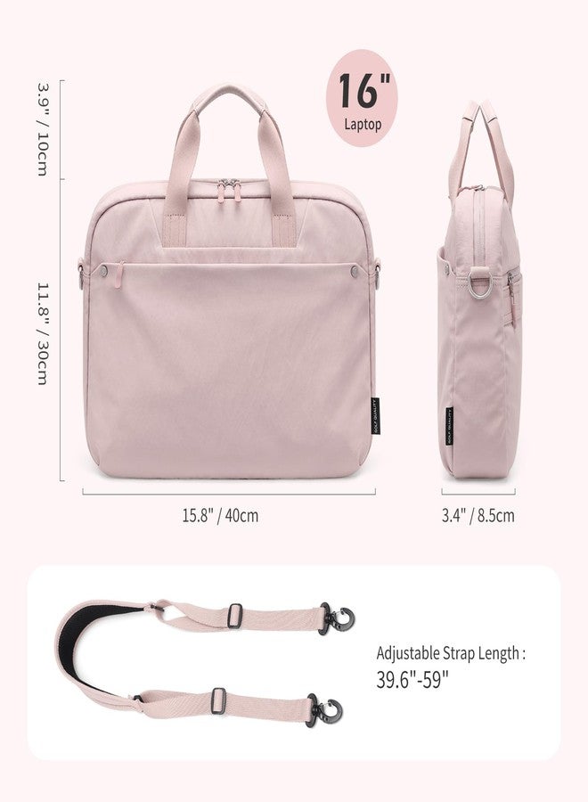 GOLF QUALITY Laptop Tote Bag for Women Casual Tote Bag for Business Teacher Carry On Crossbody Bag,16 In,Pink - Image 5