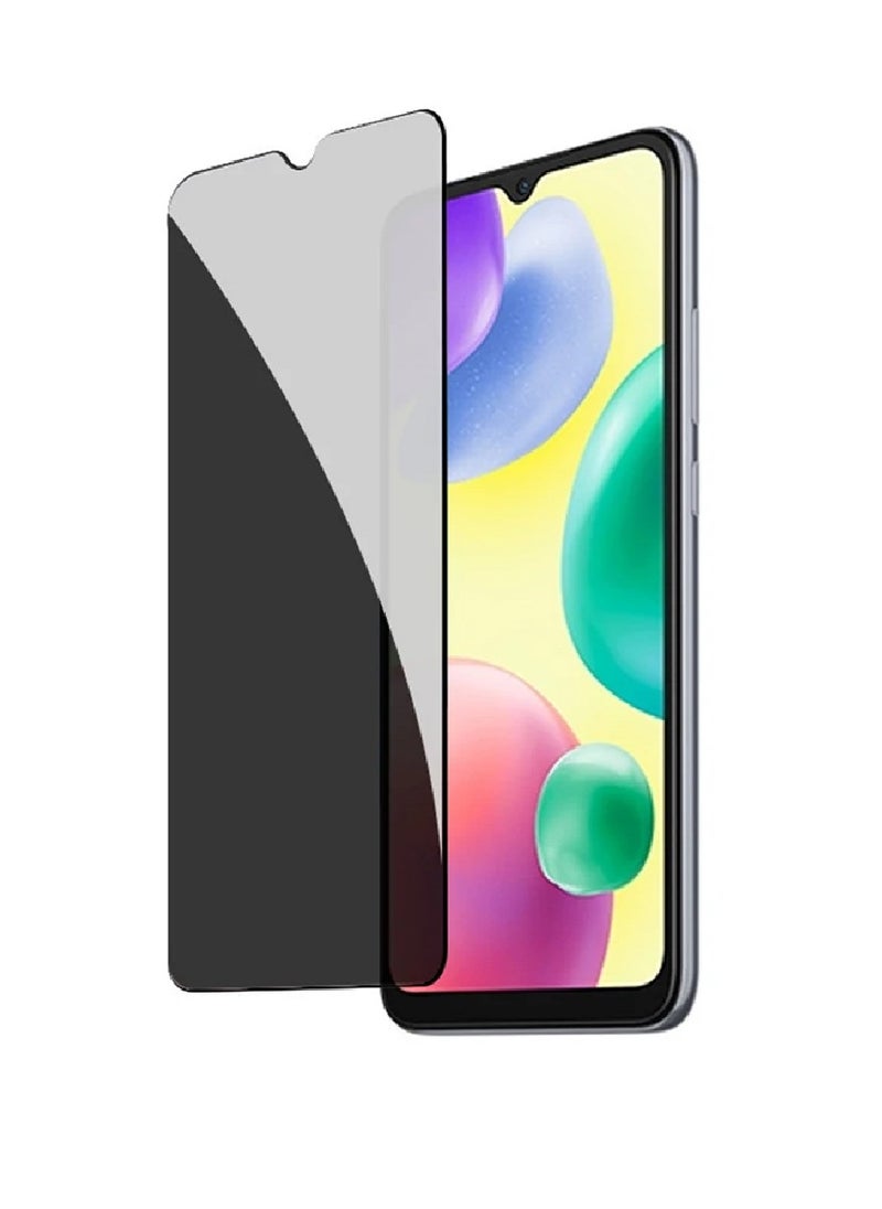 we3 Tempered Glass Screen Protector Anti-Spy Privacy Designed For Xiaomi Redmi 10A Full Screen Coverage And Bubble Free  - Image 1