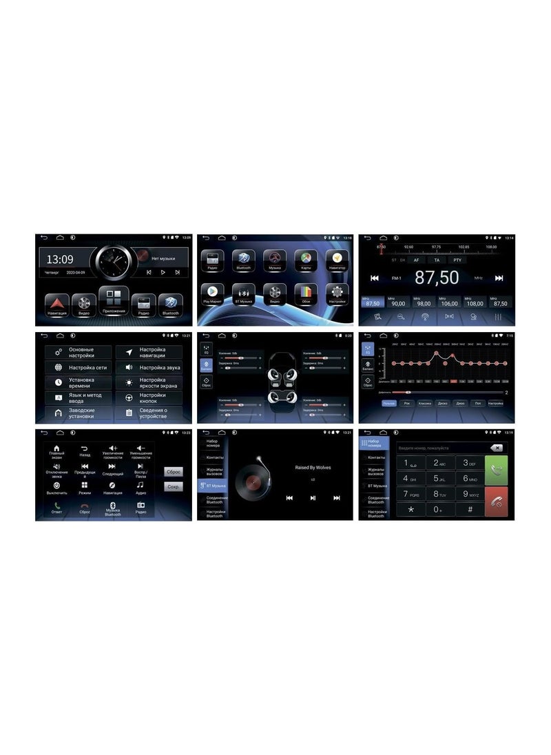 Android Car Stereo for Nissan Tiida 2005 To 2013 4GB RAM 64GB ROM 9 Inch Support Apple Carplay, MirrorLink WiFi BT, IPS Touch Screen Mannual AC with Backup Camera Included