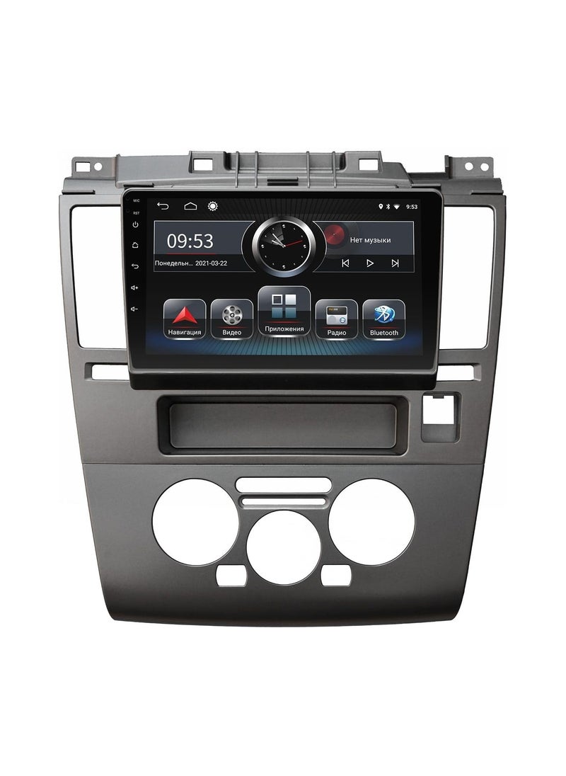Android Car Stereo for Nissan Tiida 2005 To 2013 4GB RAM 64GB ROM 9 Inch Support Apple Carplay, MirrorLink WiFi BT, IPS Touch Screen Mannual AC with Backup Camera Included