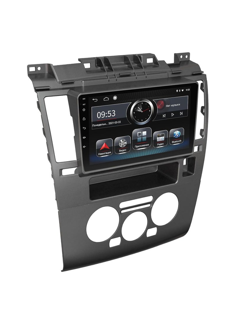 Android Car Stereo for Nissan Tiida 2005 To 2013 4GB RAM 64GB ROM 9 Inch Support Apple Carplay, MirrorLink WiFi BT, IPS Touch Screen Mannual AC with Backup Camera Included