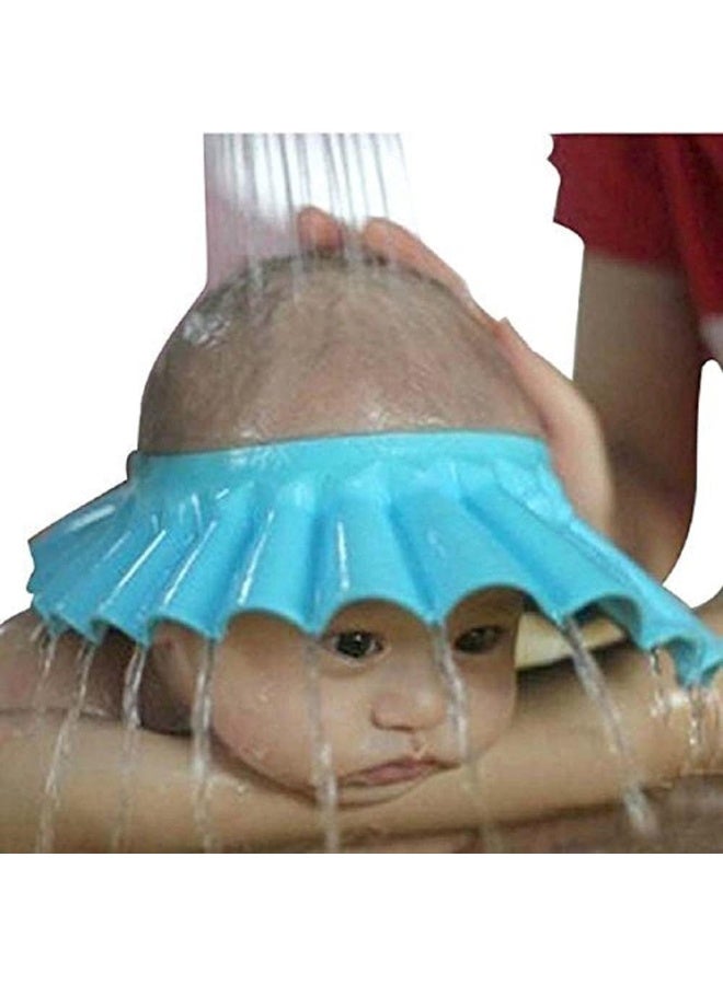 Shuiniba Shuiniba Baby Shower Bathing Cap Soft Shower Cap Hat Wash Hair Shield for Children Kids - Image 1