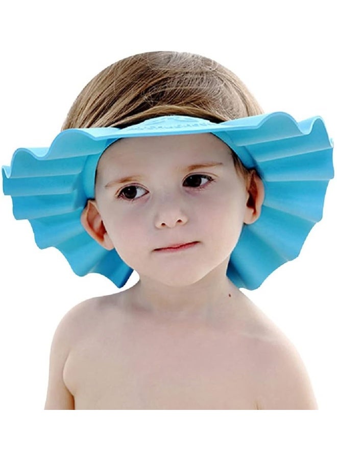 Shuiniba Shuiniba Baby Shower Bathing Cap Soft Shower Cap Hat Wash Hair Shield for Children Kids - Image 5