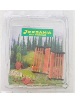 Jordania 1/50 2-Piece Brown Plastic Bench BY501 
