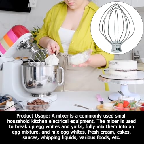 Delixike 63227 For Hamilton Beach Wire Whisk Eclectrics for All-Metal Stand Mixer Replacement Part - Image 5