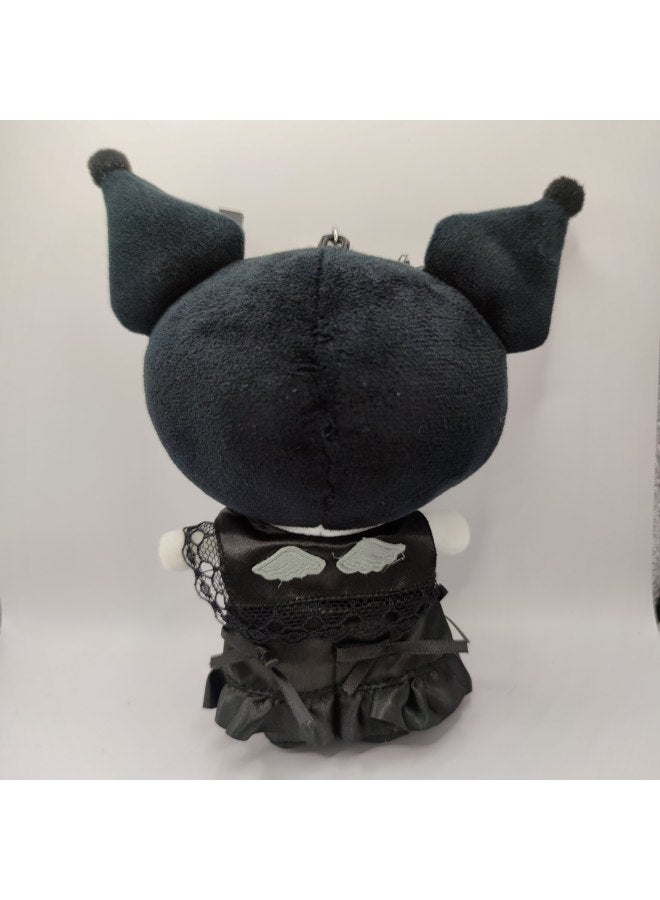 Coolomi Doll Girl Sleeping Doll Holding Doll Rabbit Plush Toy Doll Large Birthday Gift Girl-Specifications:14CM-Color:Black - Image 3