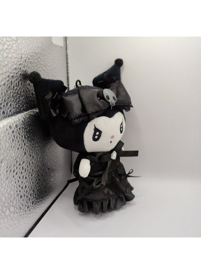 Coolomi Doll Girl Sleeping Doll Holding Doll Rabbit Plush Toy Doll Large Birthday Gift Girl-Specifications:14CM-Color:Black - Image 5