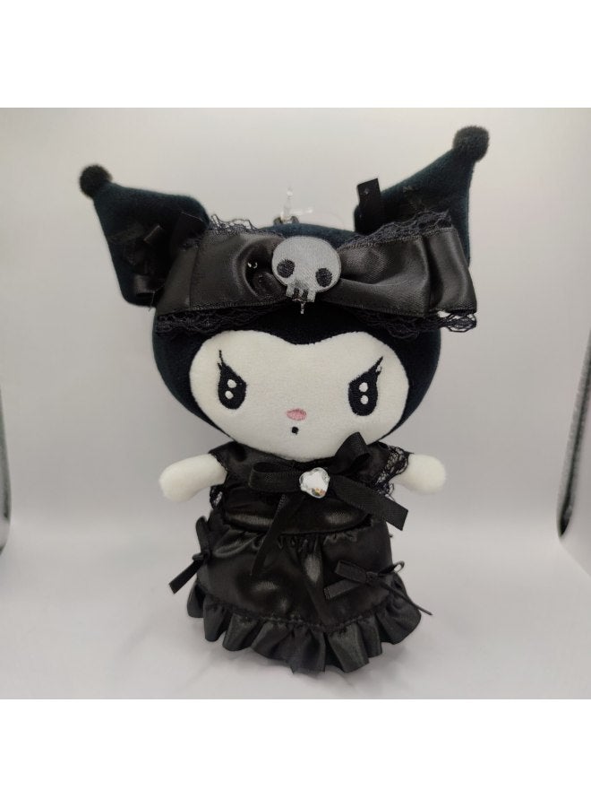 Coolomi Doll Girl Sleeping Doll Holding Doll Rabbit Plush Toy Doll Large Birthday Gift Girl-Specifications:14CM-Color:Black - Image 1