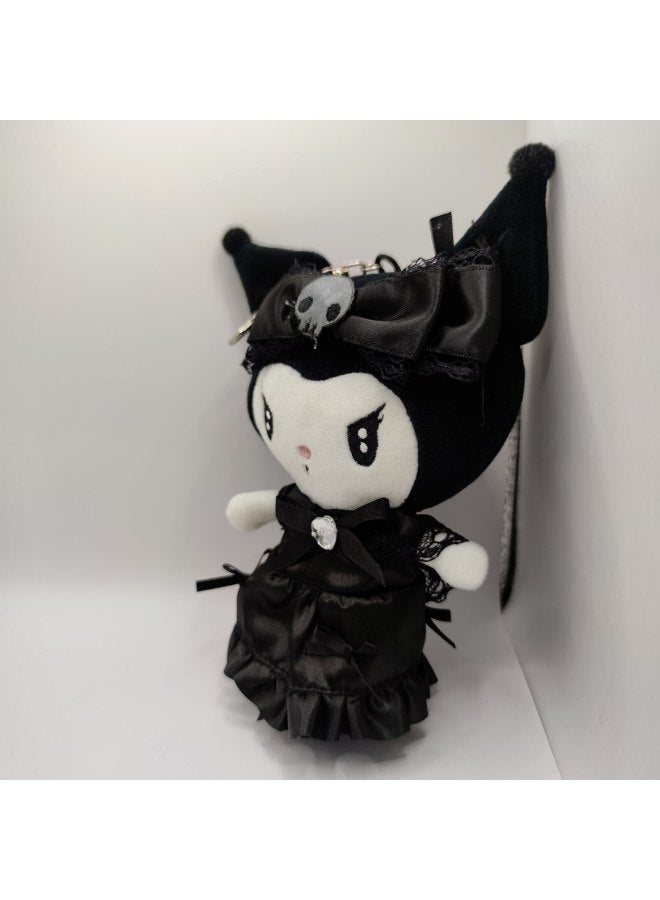 Coolomi Doll Girl Sleeping Doll Holding Doll Rabbit Plush Toy Doll Large Birthday Gift Girl-Specifications:14CM-Color:Black - Image 4