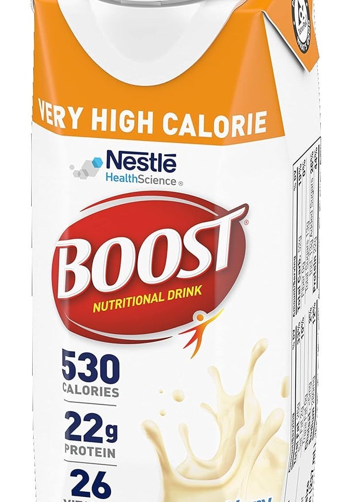 Boost مشروب بوست الغذائي عالي السعرات الحرارية جداً، فانيليا جداً، 8 أونصات سائلة (عبوة من 12) - Image 5