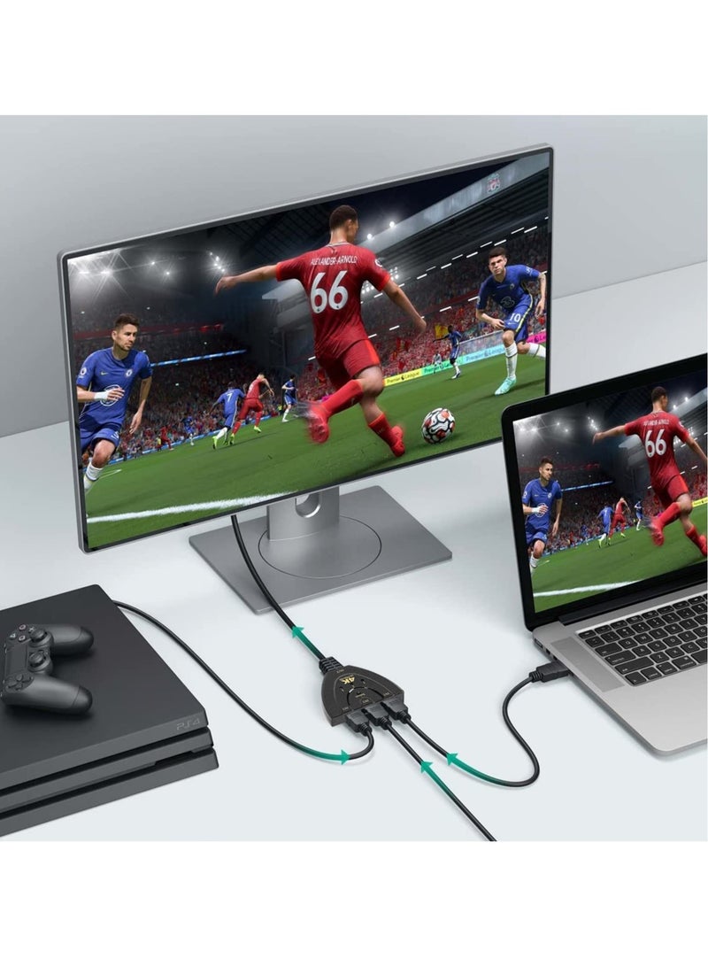 Excefore ReignSword HDMI Splitter Home Entertainment with Our 3 in 1 HDMI Selector Switch Box Enjoy 4K Resolution and Hassle-Free Switching - Image 3