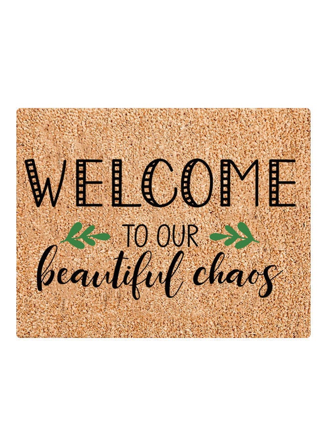 NIBEMINENT Funny Front Doormat Brown/Black - Image 1