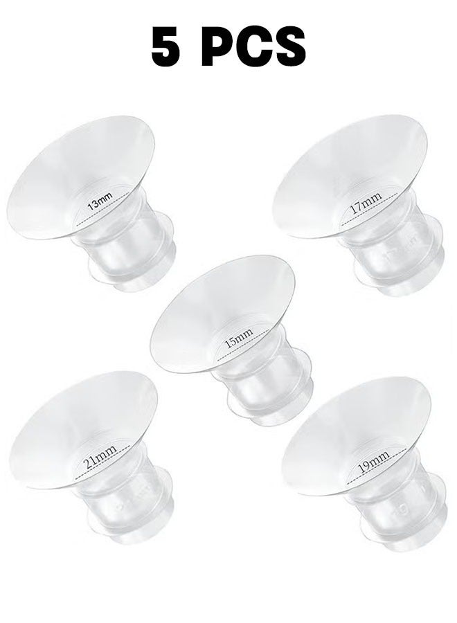 5PCS Milk Pump Inserts Converter Practical Pump Replacement 13mm 15mm 17mm 19mm 21mm - Image 1