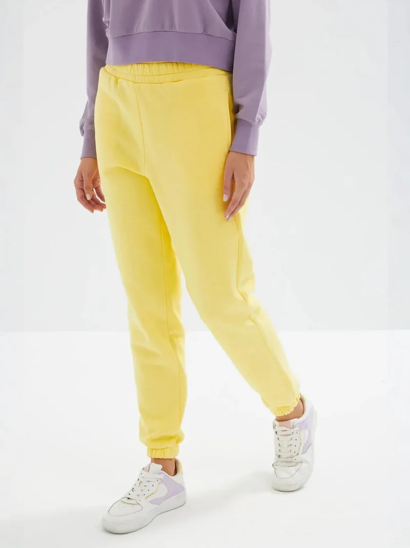 TOMMYLIFE TOMMY Women's High-Waist Fleece Jogger Sweatpants