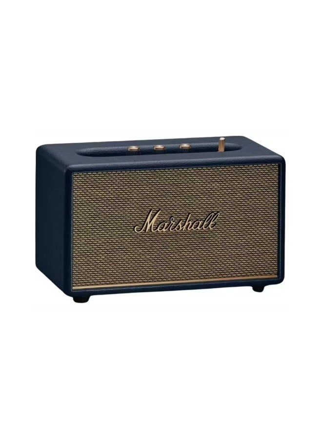 Marshall Acton III Wireless Bluetooth Stereo Speaker with Bluetooth Version 5.2, 2 Hours Charging Time, 32 Hours Play Time, Fast Charging, Water Resistant, USB-C Charging Port - Blue - Image 3