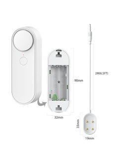 Y&D WiFi Water Alarm Leak Detector Smart Sensor Alarms with Double Sided Probe Remote App Monitoring 100dB Loud Sound AAA Battery Powered (Not Include)  - Image 4