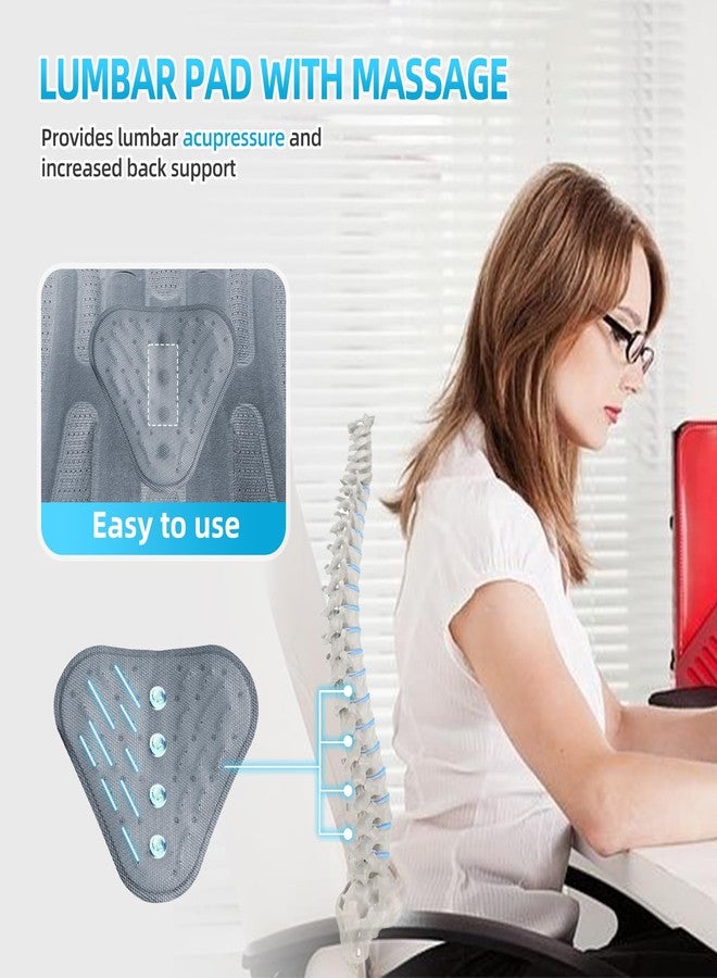 BigAlex Back Brace for Lower Back Pain Relief With Lumbar Pad,Lumbar Support Belt with 6 Stays for Men/Women, Breathable Adjustable Lumbar Support Belt for Sciatica, Herniated Disc, Heavy Lifting,S,Gray - Image 5