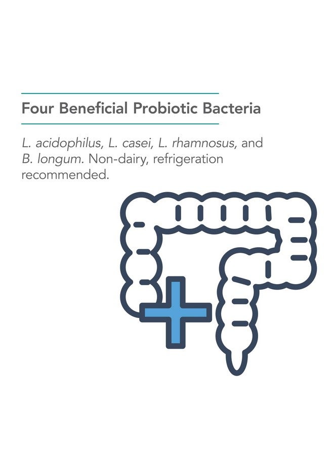 Allergy Research Group مكمل نوتري كولوجي غاسترو فلورا - بروبيوتيك لصحة الجهاز الهضمي، صحة الأمعاء للرجال والنساء، لاكتوباسيلوس وبيفيدوبكتيريوم - 90 حبة - Image 4