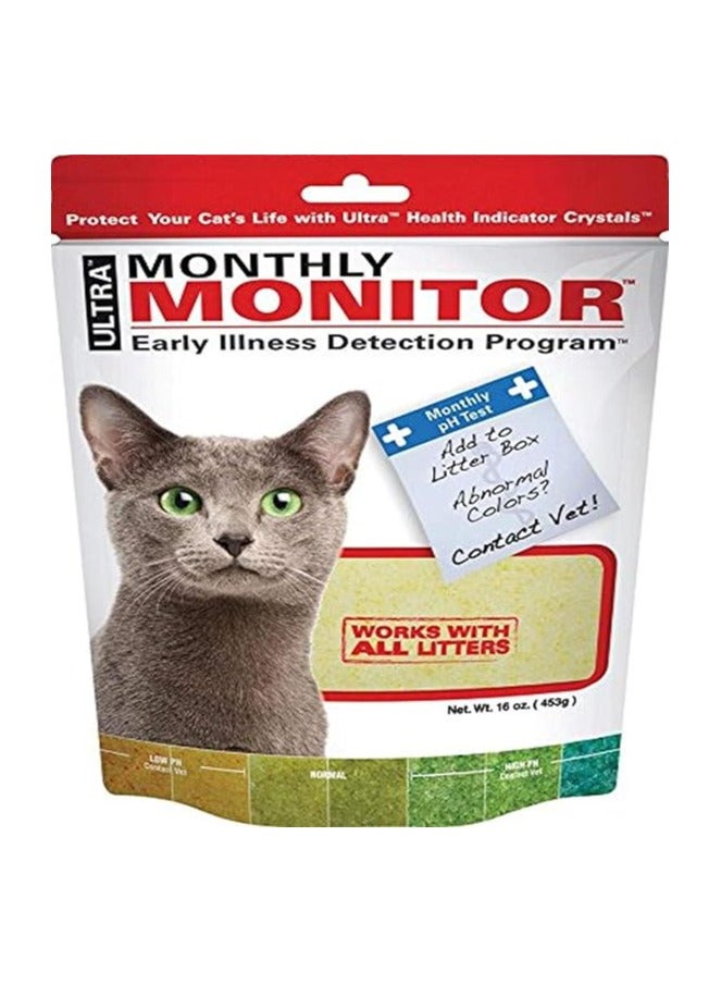 ألترا كريستال مراقب صحة القطط الشهري   453 جرام 16 أونصة - Image 1