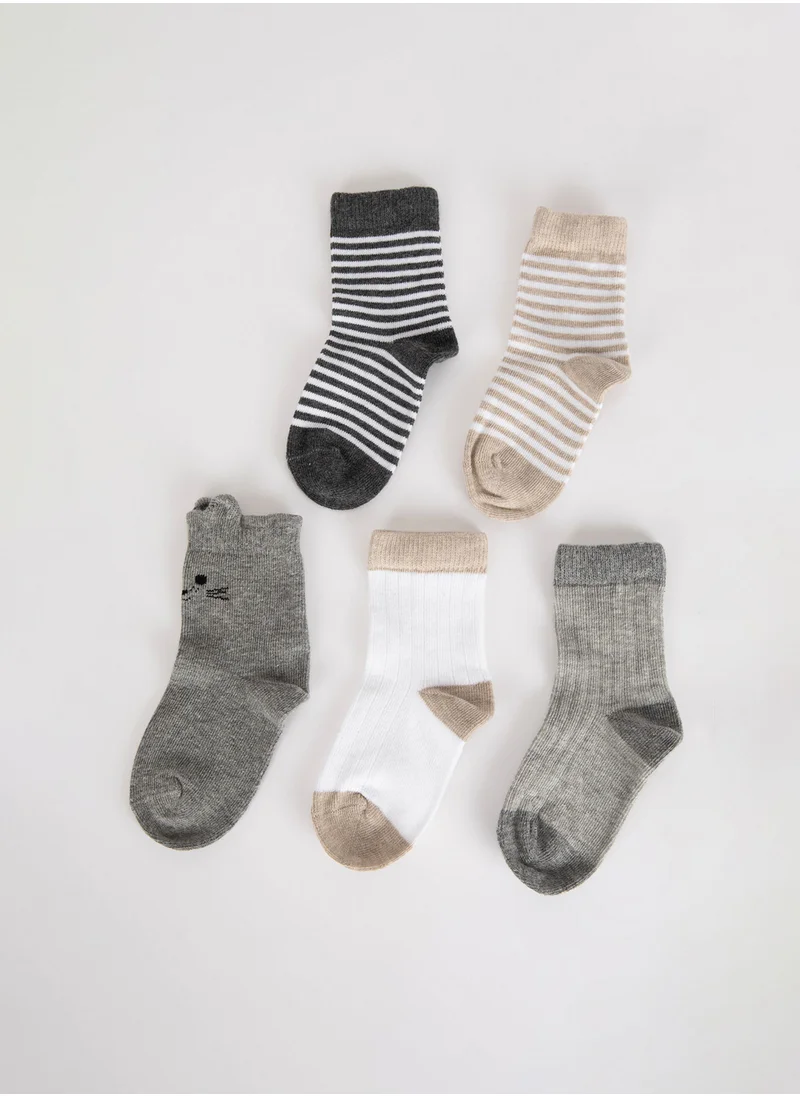 ديفاكتو 5-Pack Cotton Long Socks